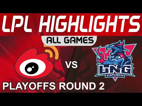 WBG vs LNG Highlights ALL GAMES LPL Summer Playoffs R2 2022 Weibo Gaming vs LNG Esports by Onivia