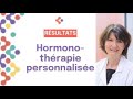 Rsultats de ltude hormonoperso  personnalisation de lhormonothrapie aprs un cancer du sein