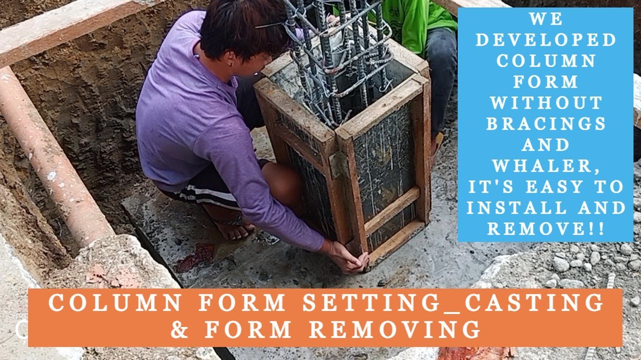 Column Form Simple and Cheapest Ever/Paano mag Porma ng Column na ...