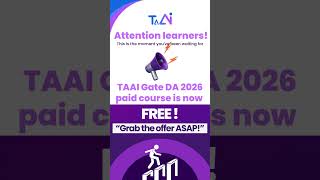 Hurry Up 🚨 GATE DA 2026 Full Course is FREE Now!