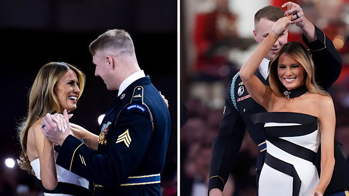 US Army Sergeant Who Danced With Melania Trump - What a Moment