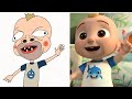 Cocomelon funny face song  drawing meme kid song