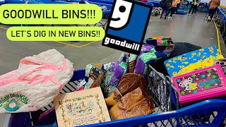 Let’s Go To Goodwill Bins! Lots of New Bins! Let’s Treasure Hunt For Reselling! Thrift With Me!