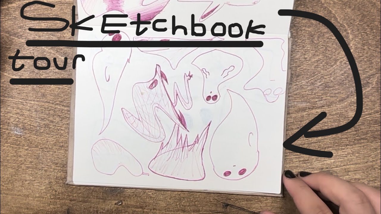 Sketchbook Tour! | Sharing my sketchbook for the first time - YouTube