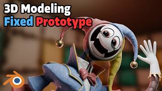 Unschooling with Fin - 3D Modeling the Fixed Prototype #poppyplaytime