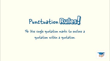 5b: Quotation marks used with quotes within quotes
