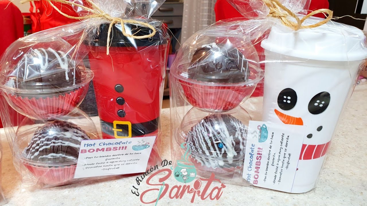 Bombas de Chocolate Envinadas/Hot chocolate Bombs EN VIVO #reposteandoconsarita