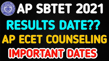 Ap Sbtet 2021 results date?? | ap ecet 2021 counseling dates?? | bsd telugu tech