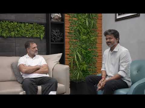 Rahul Gandhi Meets Chief Minister Joseph Vijay📍 Chennai