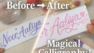 “How to Make Magical Calligraphy | InShot Tutorial ✨🖊️ #viralvideos #viral screenshot 4