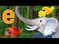 elephant & egg- lower case alphabet e