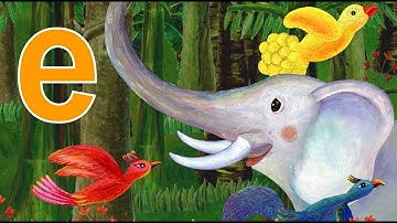 Learn the ABCs in Lower-Case: "e" is for elephant and egg