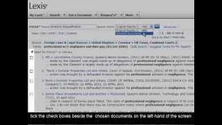 Lexis.com - Narrowing Your Search Results