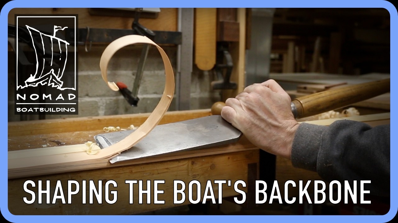 ⁣Shaping the Backbone of a Wooden Boat -  Poulsbo Boat Project - Episode 6