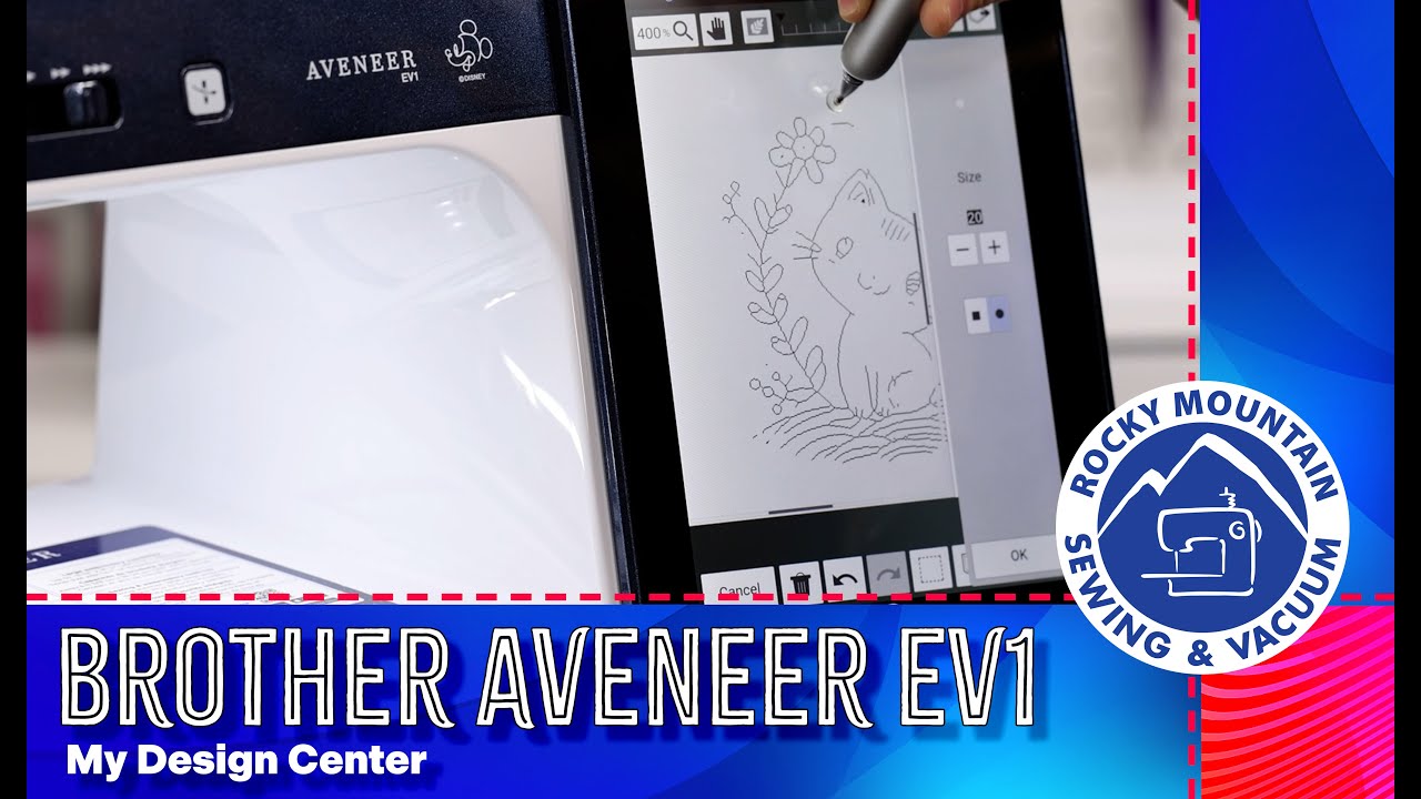 Использование My Design Center на Brother Aveneer