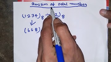 division of octal number