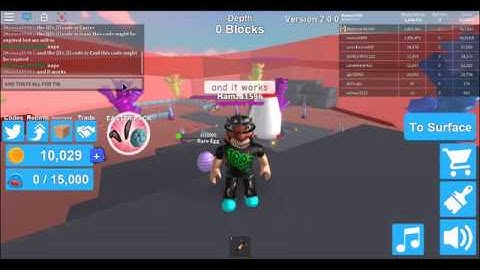 All Working Codes For Mining Simulator(roblox)#2/READ DESCRIPTION