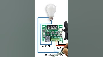 Control de temperatura automatico con w1209 #electronica #proyecto #temperatura
