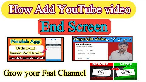 How to Add End Screen to YouTube Videos (2025) | Easy Step-by-Step Guide for Beginners