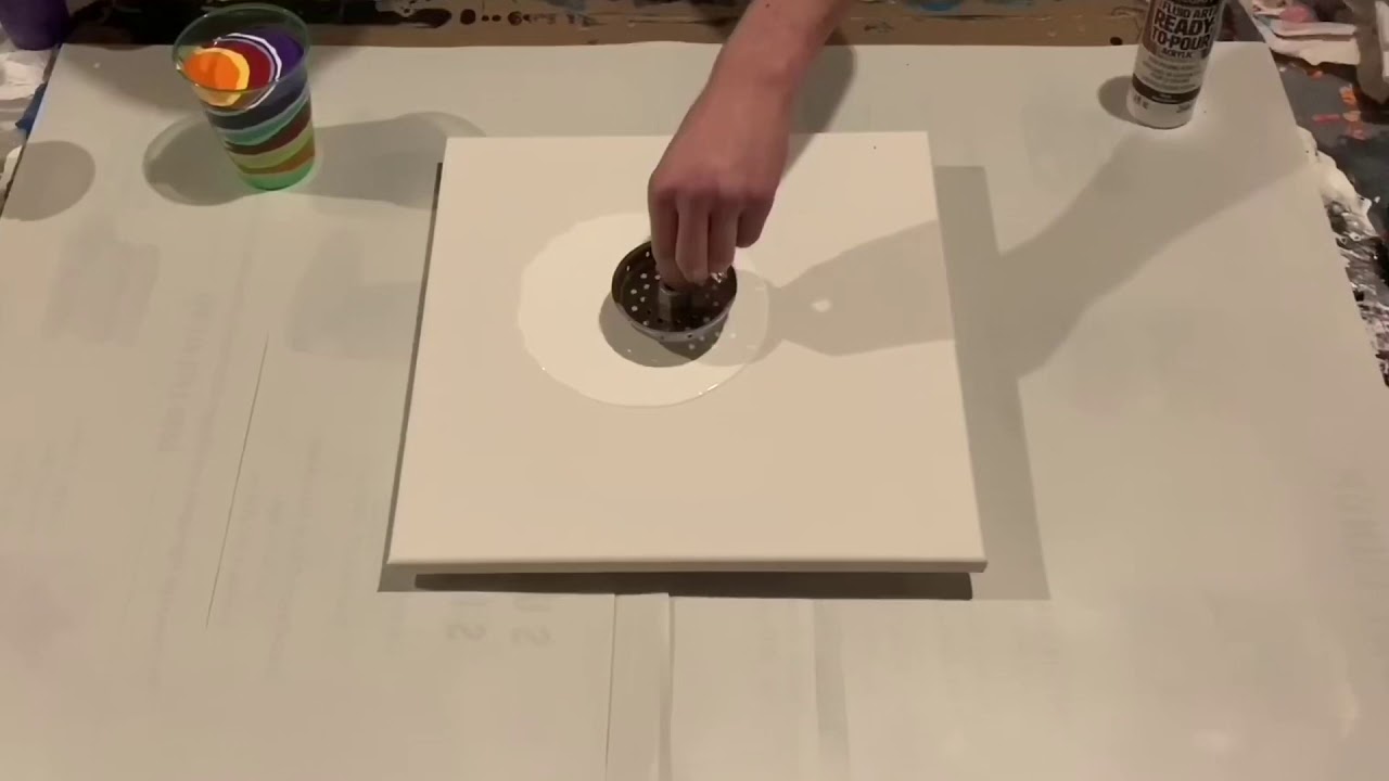 Spinning Acrylic Pour 1/5 Fluid Art by Skny YouTube