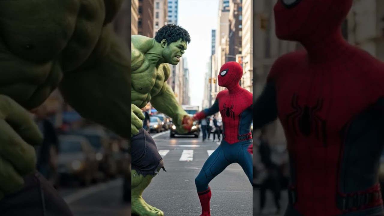 spider vs hulk 