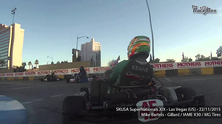 Las Vegas onboard Mike Bartels during SKUSA Supern...