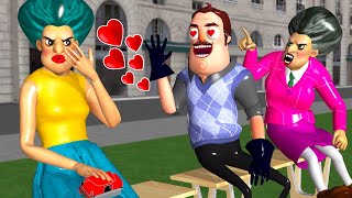 Scary Teacher 3D - Hello Neighbor Love Miss T - Funny Story with Ice Scream Man