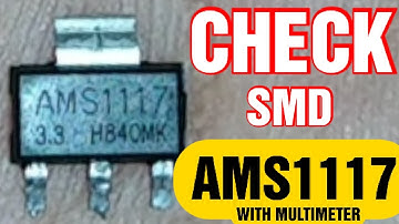 How to check ams1117 voltage regulator l ams1117 pin out details l SMD voltage regulator ams1117 3.3