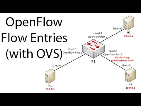 OpenFlow flow entries on Open vSwitch (OVS)
