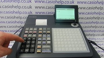 How To Activate A Button On The Casio SE-C450 SEC450 SE C450 Cash Register