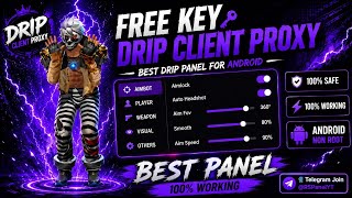 Free key Drip Client Android Non Root Best Panel🔥 | | RS Panel | | Free Fire Panel | |