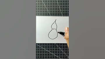 This is My Quick Drawing of Calabash (Bottle Gourd)