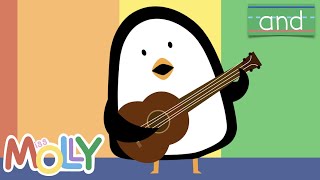 And Sight Wordhigh Frequency Word Song Sing With Penguin Miss Molly Sing Along Songs