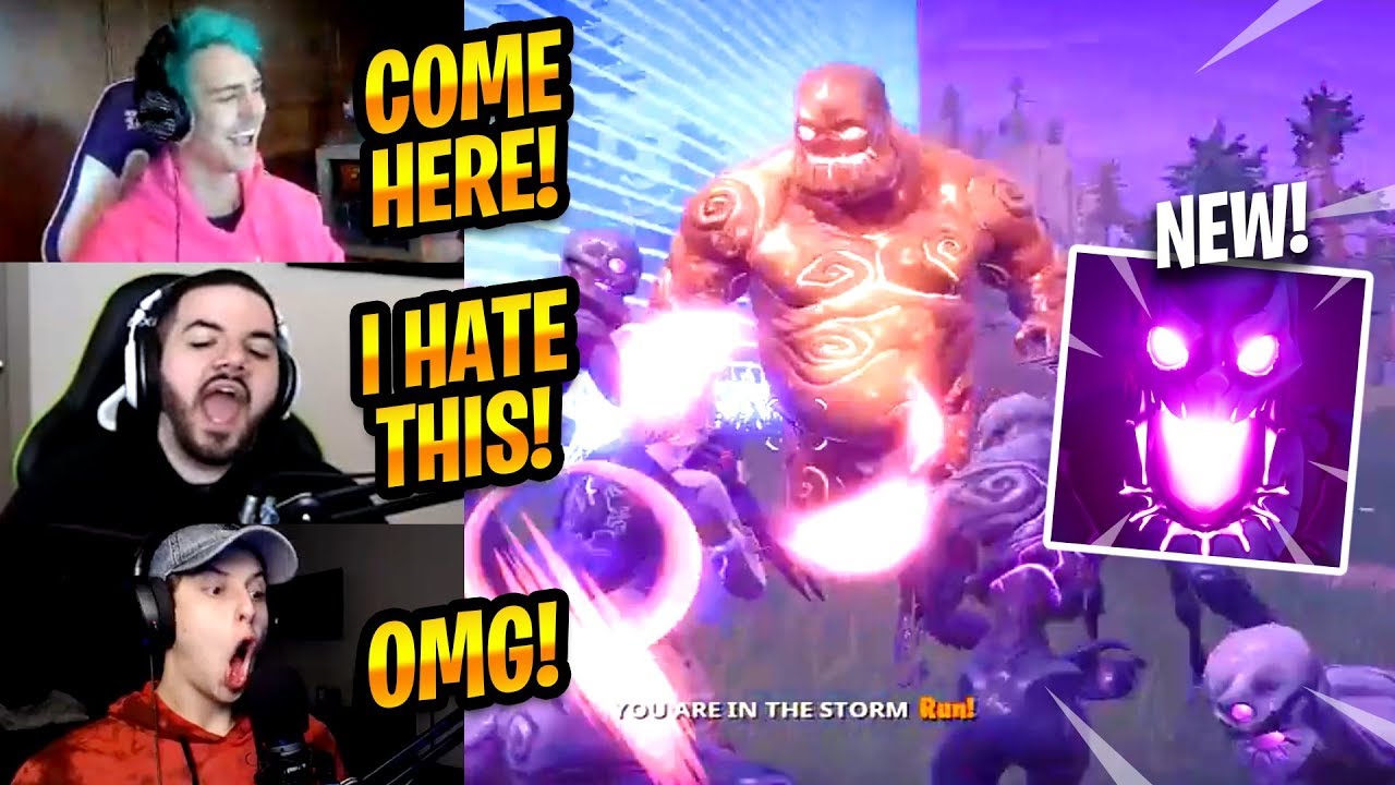 Реакция стримеров на *новых* кубических монстров (зомби в Fortnite) — Fortnite Funny Moments 