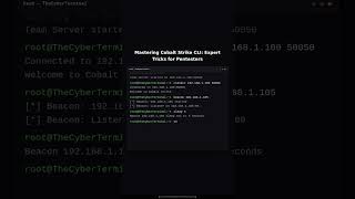 Cobalt Strike: Command Line Interface Tricks