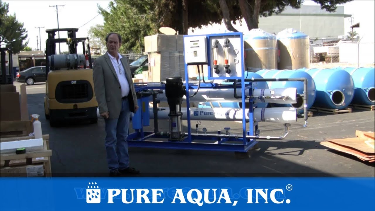 RO System Philippines 43,000 GPD | www.PureAqua.com - YouTube