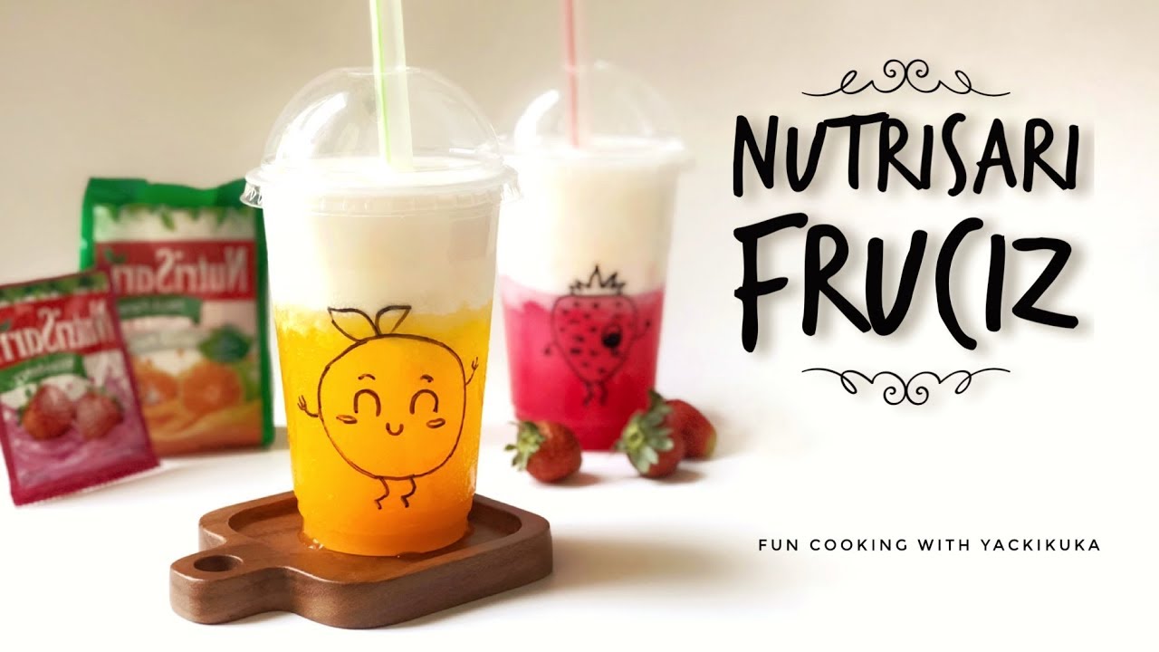  MINUMAN  KEKINIAN  Minuman  Cream Cheese Nutrisari FruCiz 