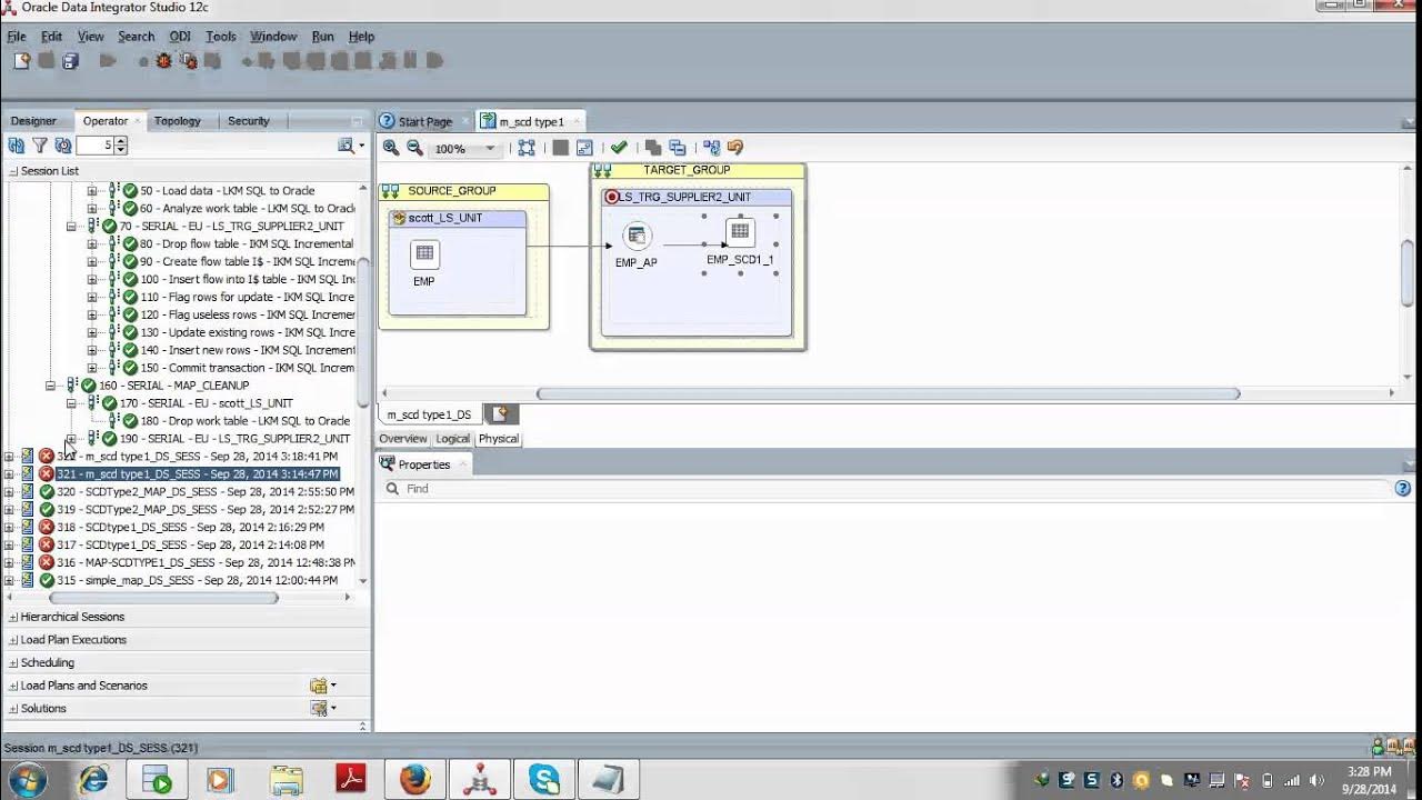 ODI 12C Slowly Changing Dimension Type I Mapping YouTube