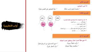 تقويم الفصل الثاني في مادة اللغة العربية// السنة الرابعة ابتدائي 2018