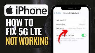How To Fix 5G - LTE Not Working on iPhone iOS 17 [ 2024 ] 5G missing on iPhone