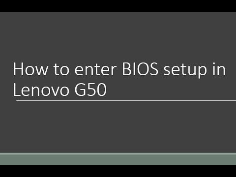 How To Enter Bios Setup and Boot Menu On Lenovo G50 70 Laptop TricK i Know / Lenovo bios tuşu