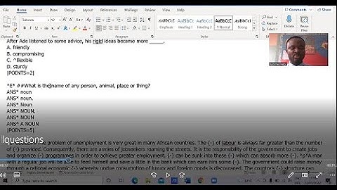 Import All Question Types From Microsoft (MS) Word Into Moodle