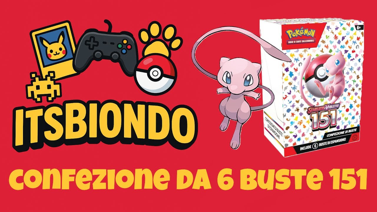 APRO LA CONFEZIONE DA 6 BUSTE DI 151! - POKEMON 151 - YouTube