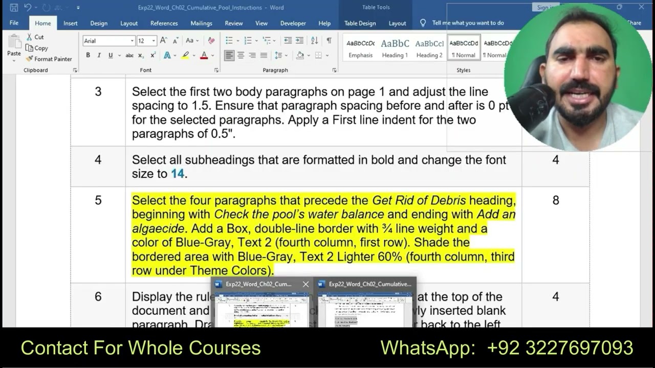 Exp25_Word_Ch02_Cumulative_Pool_Web | Exp25 Word Chapter 2 Cumulative Assessment Pool Web
