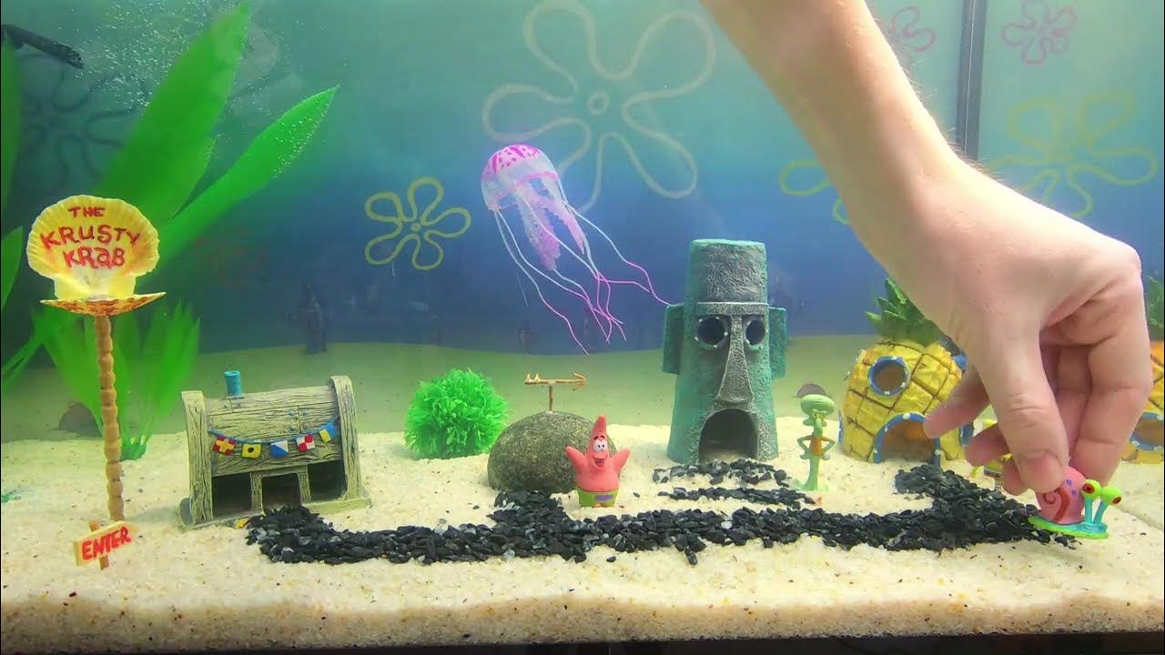SpongeBob als Taucher - Ausströmer für Aquarien