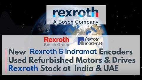 Rexroth Bosch Servo Motor Drive Repair locally in India- Encoder_Resolver Install-Align,Adjust