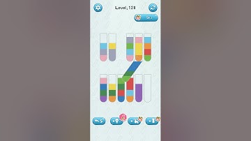 water sort puzzle game level 128 Numpuz #androidgames #funnygaming #game #color #water #puzzle