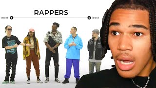 These Rappers Tried Ranking Themselves By Talent