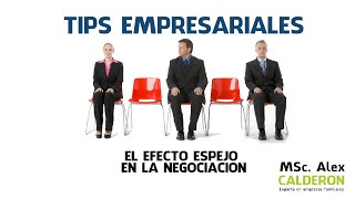 TIPS 3  El efecto espejo en la negociación