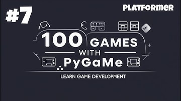 Simple Platformer Game in Python  -  Game #7 🏃‍♂️ | 100 Simple Games with Pygame
